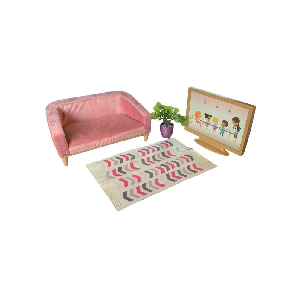 Our Generation Lovely Living Room Furniture Accessory Set for 18" Dolls